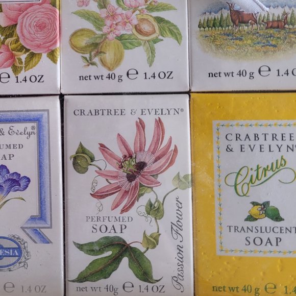 Crabtree and Evelyn Soap Sampler -Set of 8 soaps (1.4oz each ) - Picture 3 of 4